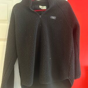 NEW Abercrombie & Fitch Black Fleece Jacket
